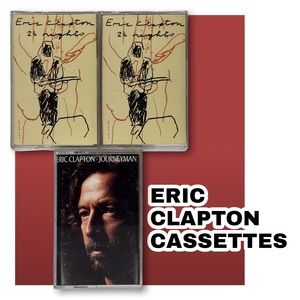ERIC CLAPTON cassettes (vtg)